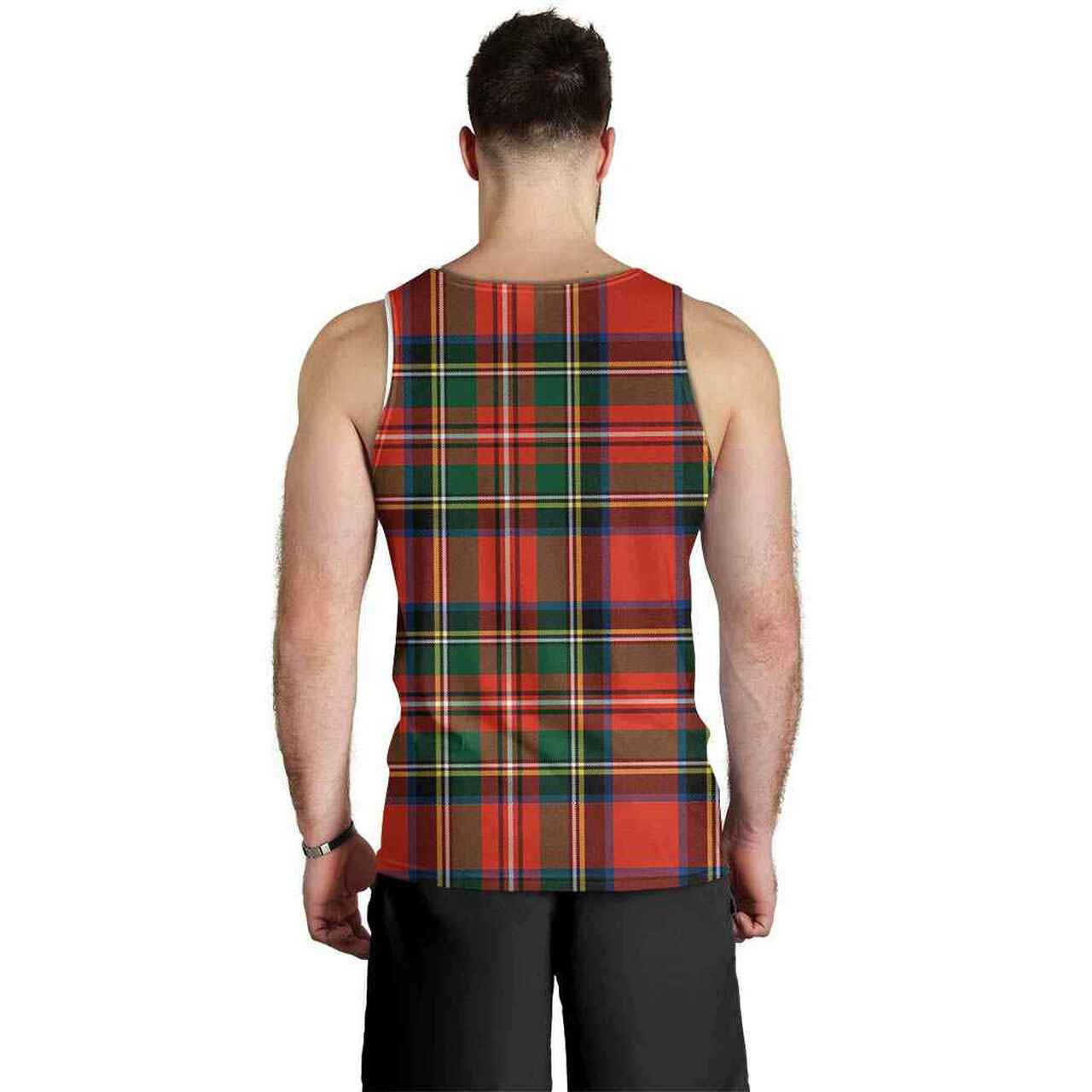 Lyle Tartan Crest Men Tank Top