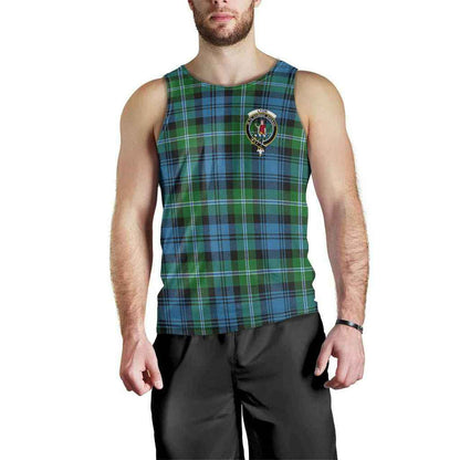 Lyon Tartan Crest Men Tank Top