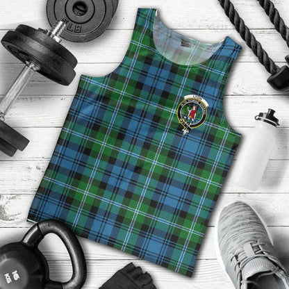 Lyon Tartan Crest Men Tank Top