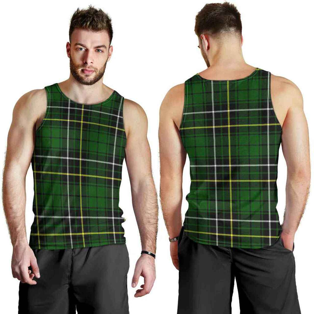 MacAlpine Modern Tartan Plaid Men Tank Top