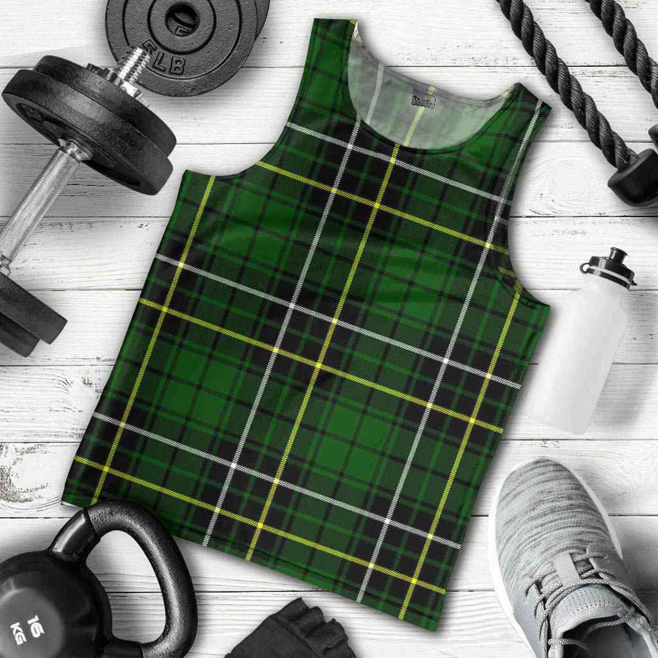 MacAlpine Modern Tartan Plaid Men Tank Top