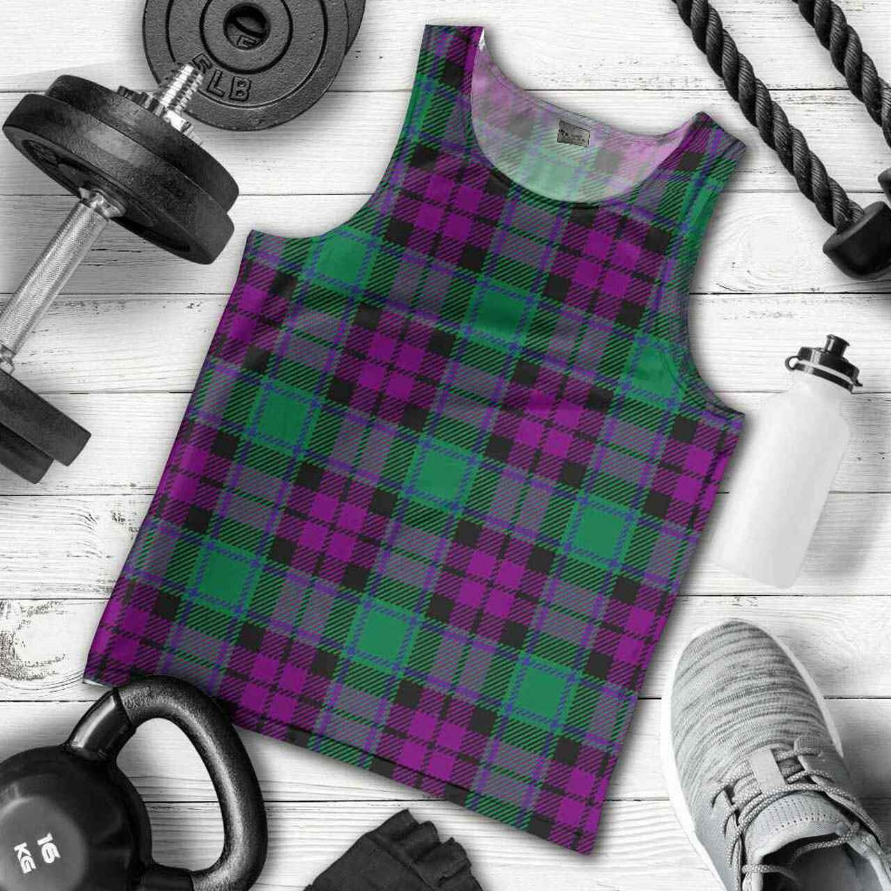 MacArthur - Milton Tartan Plaid Men Tank Top