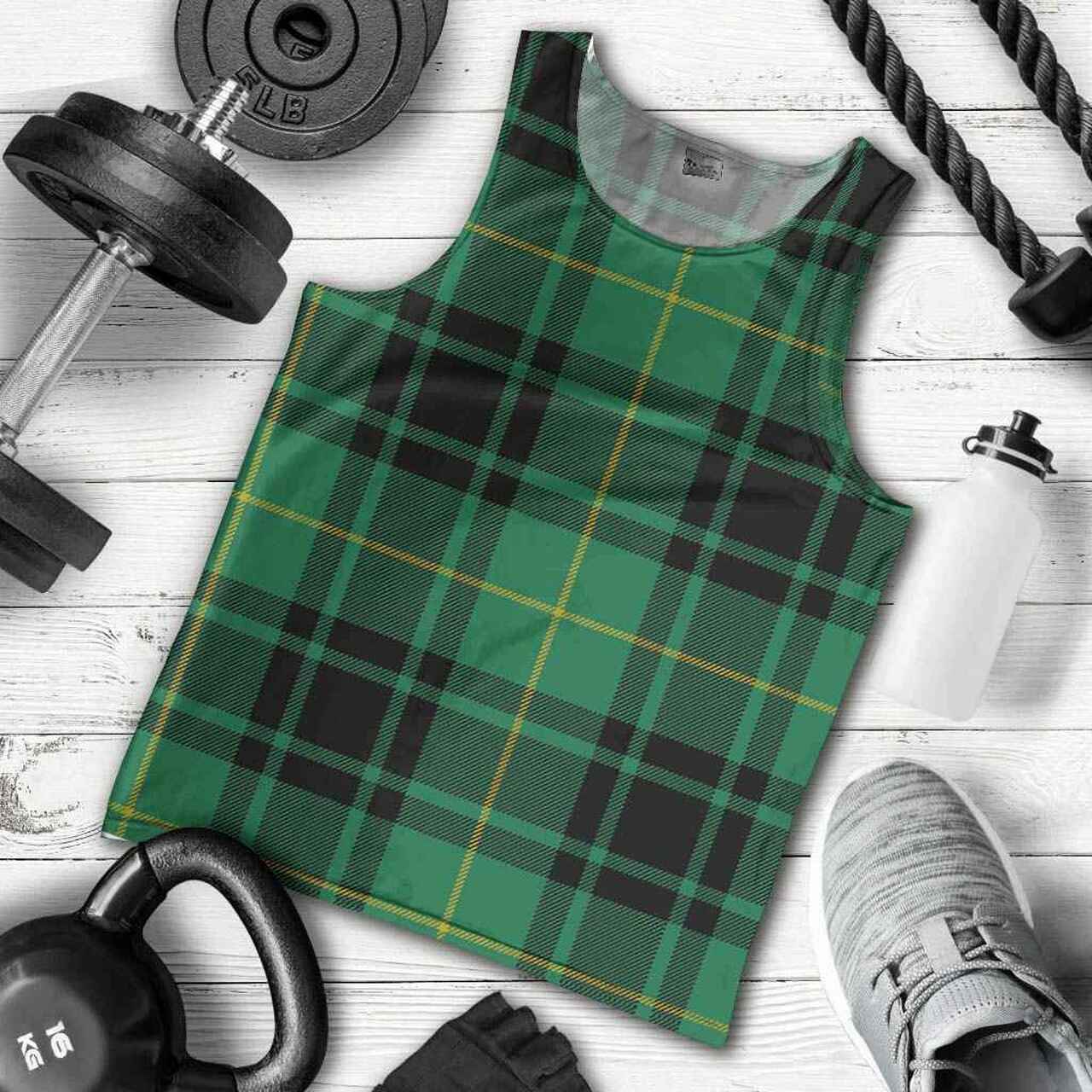 MacArthur Ancient Tartan Plaid Men Tank Top