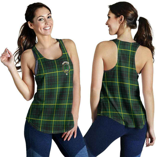 MacArthur Tartan Crest Women Racerback Tank