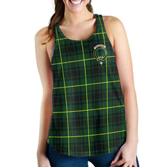 MacArthur Tartan Crest Women Racerback Tank