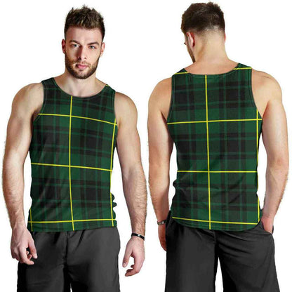 MacArthur Modern Tartan Plaid Men Tank Top