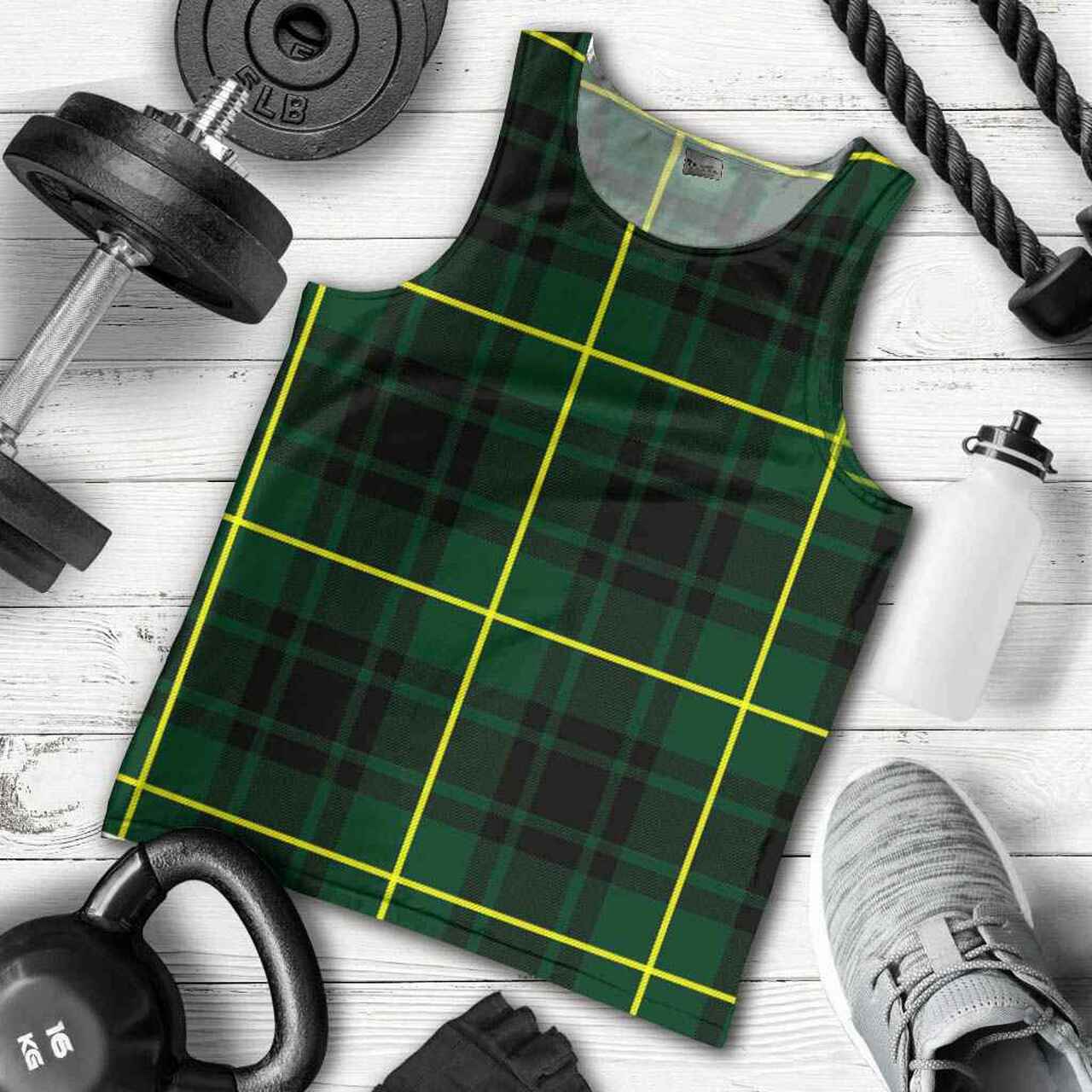 MacArthur Modern Tartan Plaid Men Tank Top