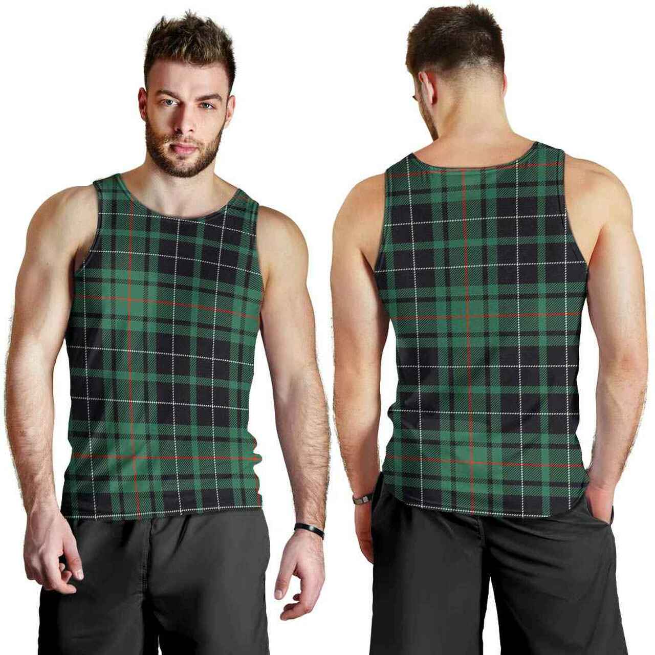 MacAulay Hunting Ancient Tartan Plaid Men Tank Top