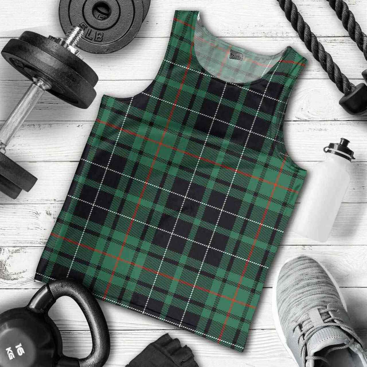 MacAulay Hunting Ancient Tartan Plaid Men Tank Top