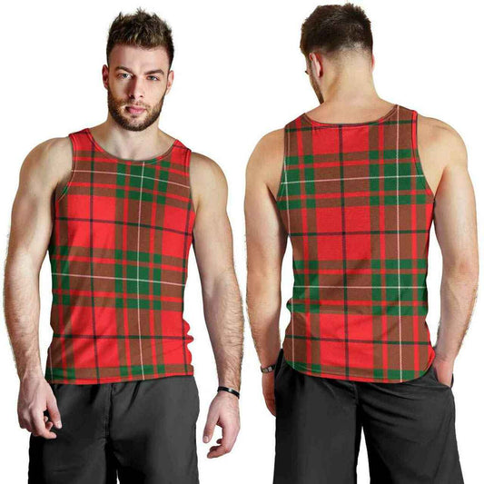 MacAulay Modern Tartan Plaid Men Tank Top