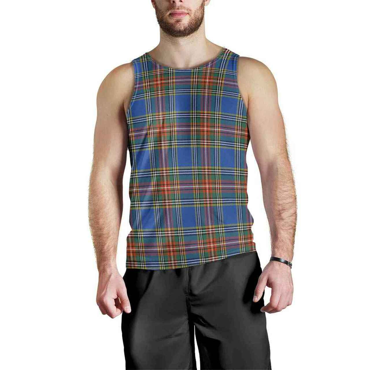 MacBeth Ancient Tartan Plaid Men Tank Top