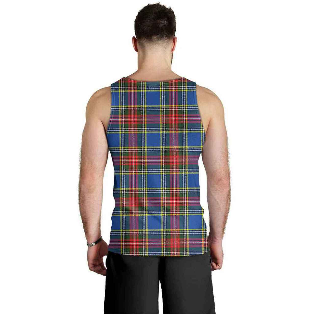 MacBeth Modern Tartan Plaid Men Tank Top