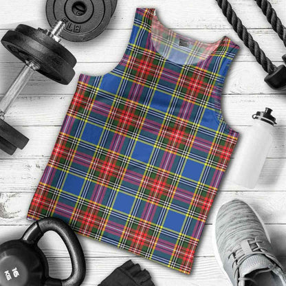 MacBeth Modern Tartan Plaid Men Tank Top