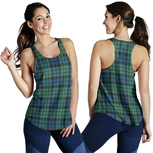 MacCallum Ancient Tartan Plaid Women Racerback Tank