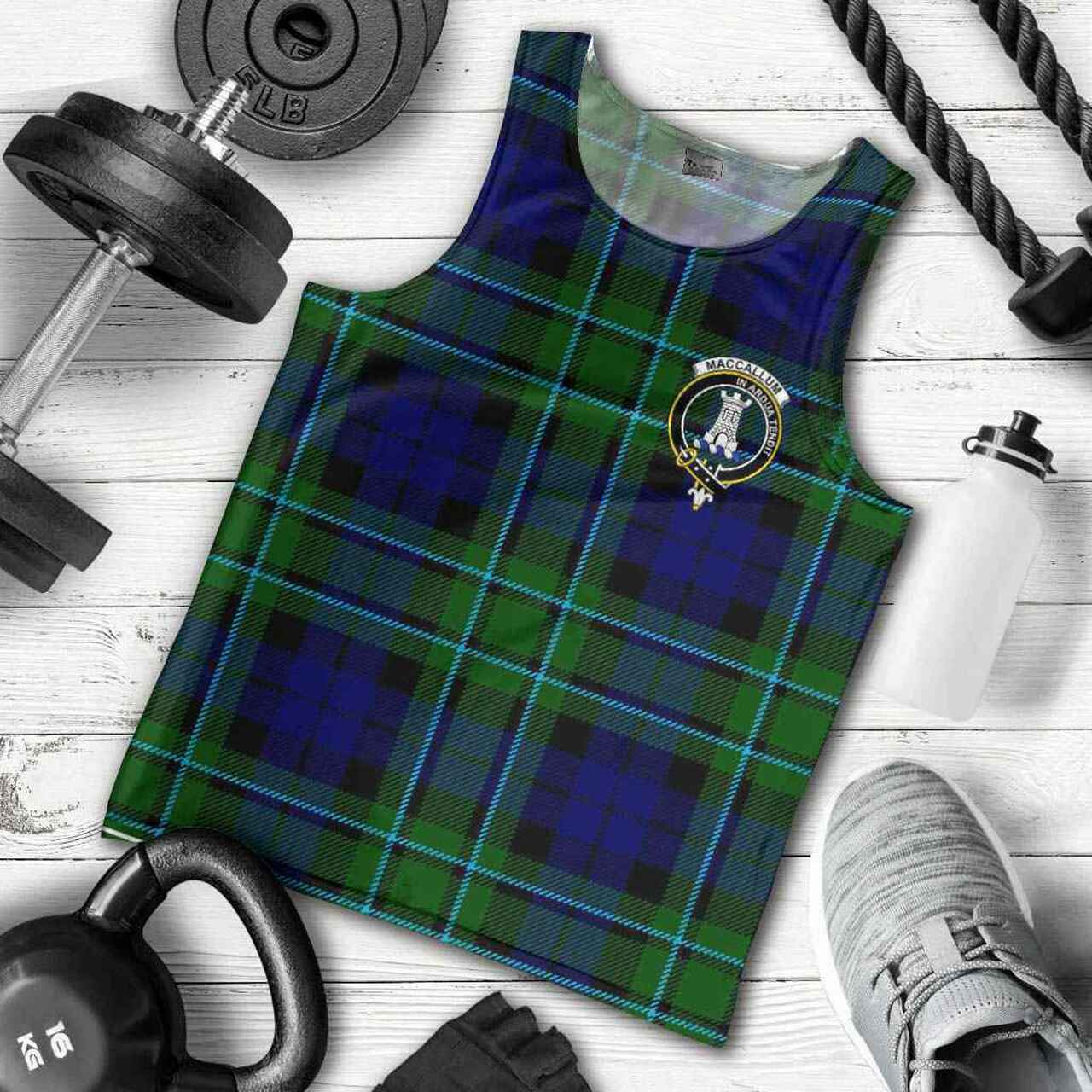 MacCallum Tartan Crest Men Tank Top