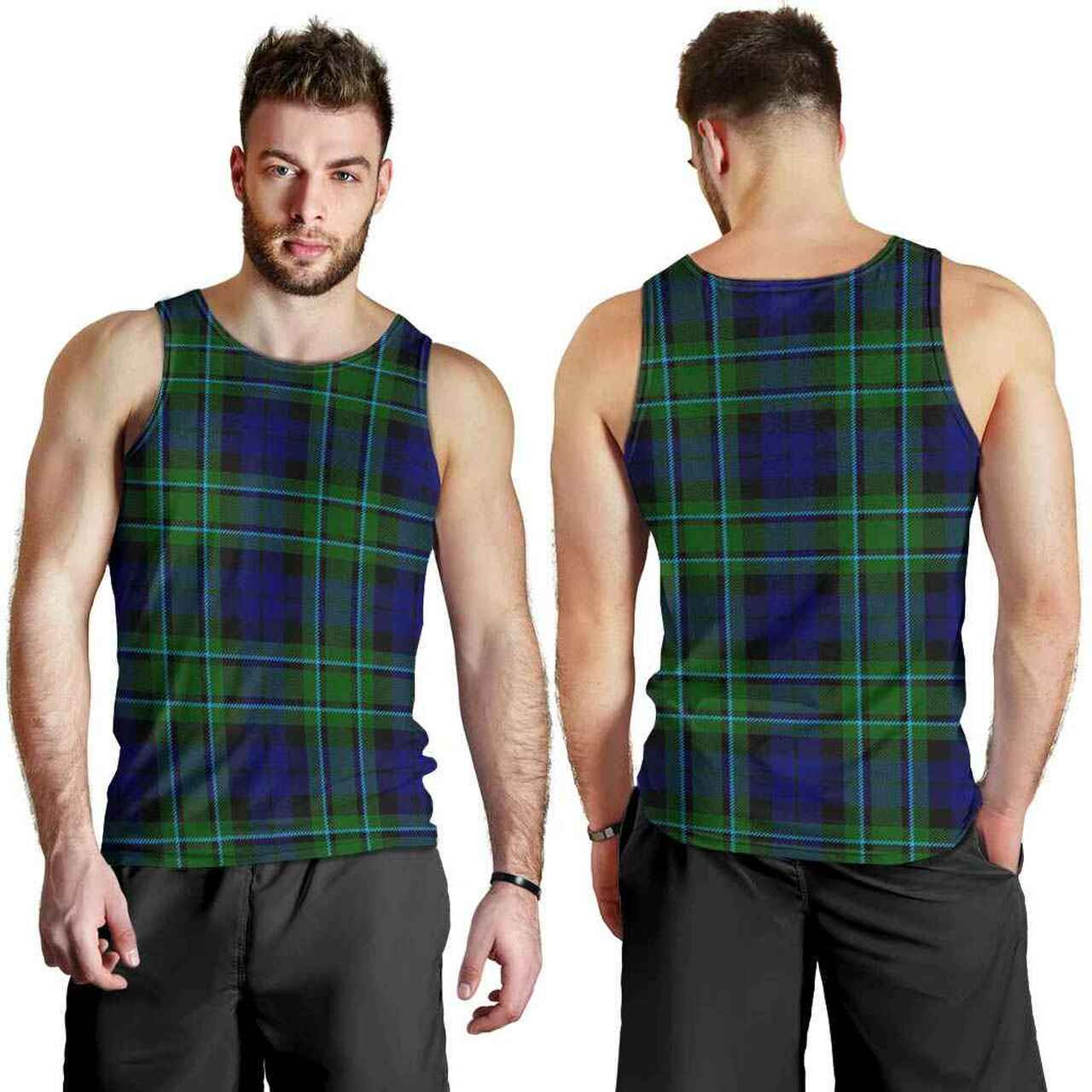 MacCallum Modern Tartan Plaid Men Tank Top