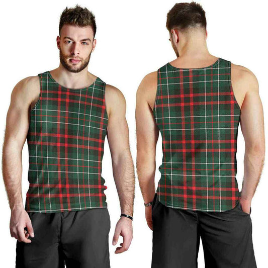 MacDiarmid Modern Tartan Plaid Men Tank Top