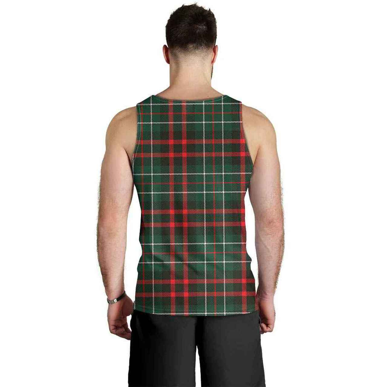 MacDiarmid Modern Tartan Plaid Men Tank Top