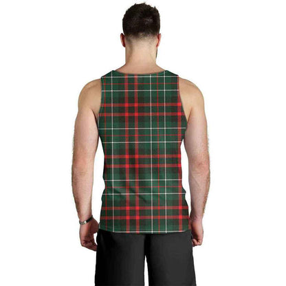 MacDiarmid Modern Tartan Plaid Men Tank Top