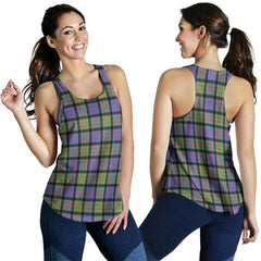 MacDonald Ancient Tartan Plaid Women Racerback Tank