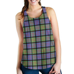 MacDonald Ancient Tartan Plaid Women Racerback Tank