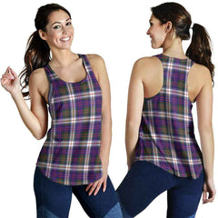 MacDonald Dress Modern Tartan Plaid Women Racerback Tank