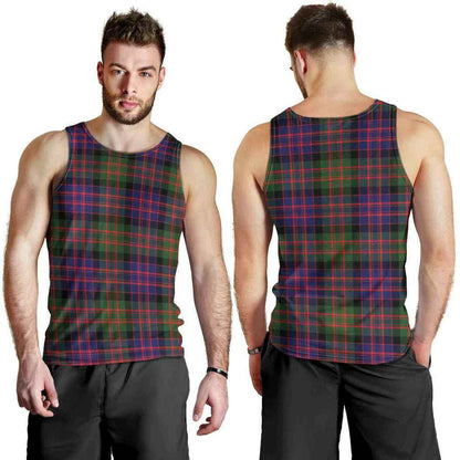 MacDonald Modern Tartan Plaid Men Tank Top