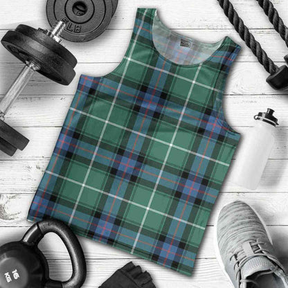 MacDonald of the Isles Hunting Ancient Tartan Plaid Men Tank Top