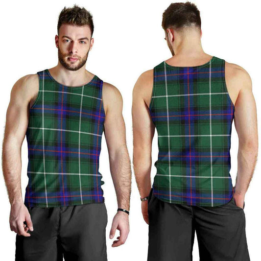 MacDonald of the Isles Hunting Modern Tartan Plaid Men Tank Top