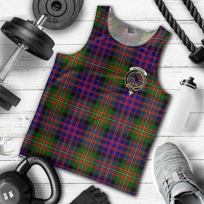 MacDonell of Glengarry Tartan Crest Men Tank Top