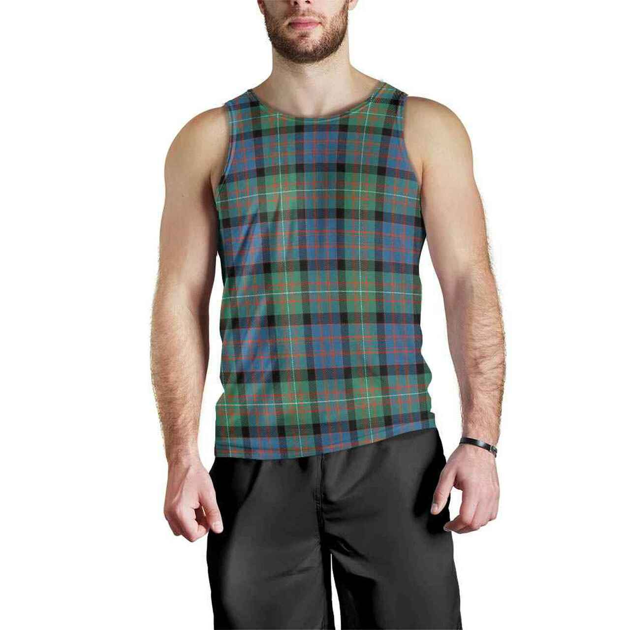 MacDonnell of Glengarry Ancient Tartan Plaid Men Tank Top