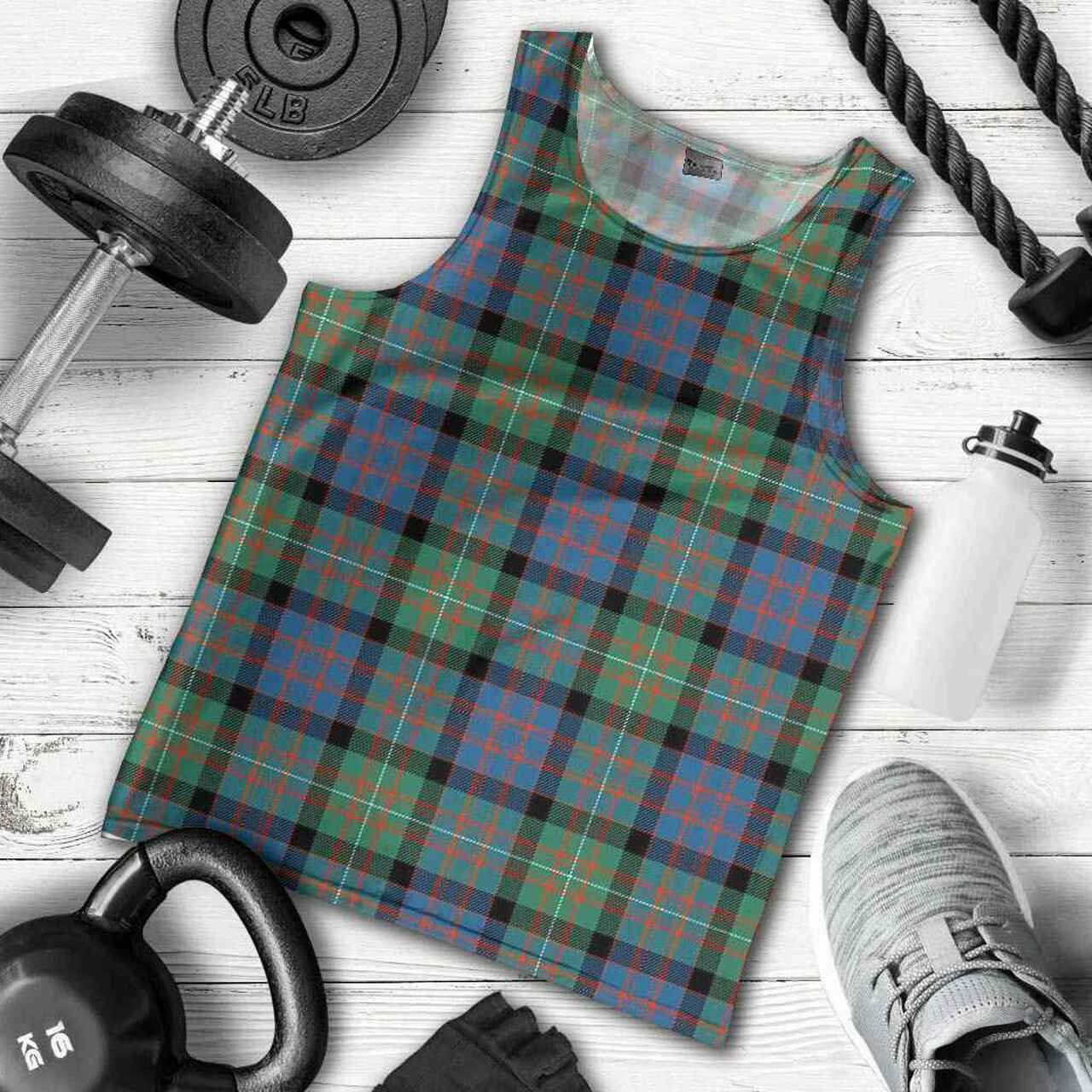 MacDonnell of Glengarry Ancient Tartan Plaid Men Tank Top