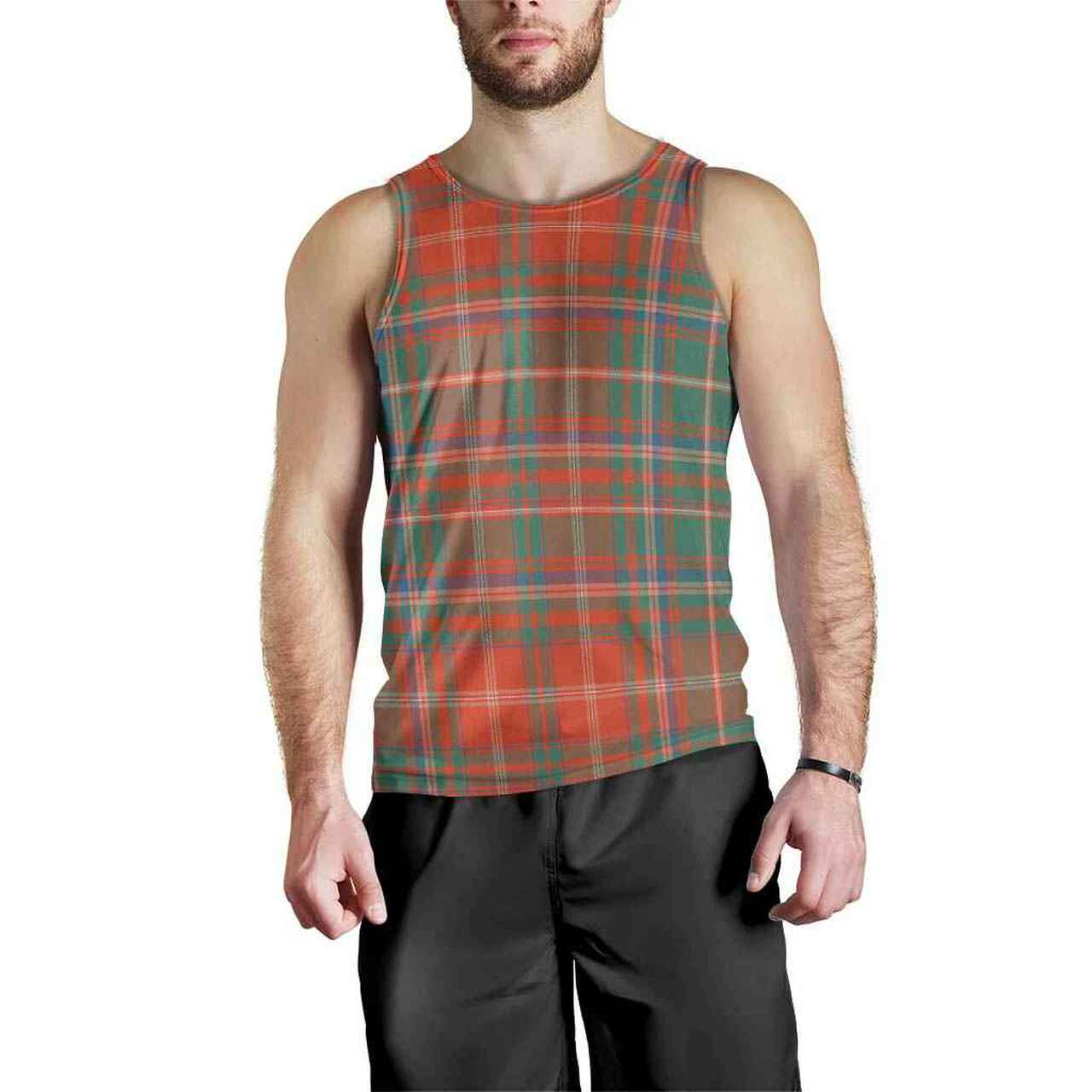 MacDougall Ancient Tartan Plaid Men Tank Top