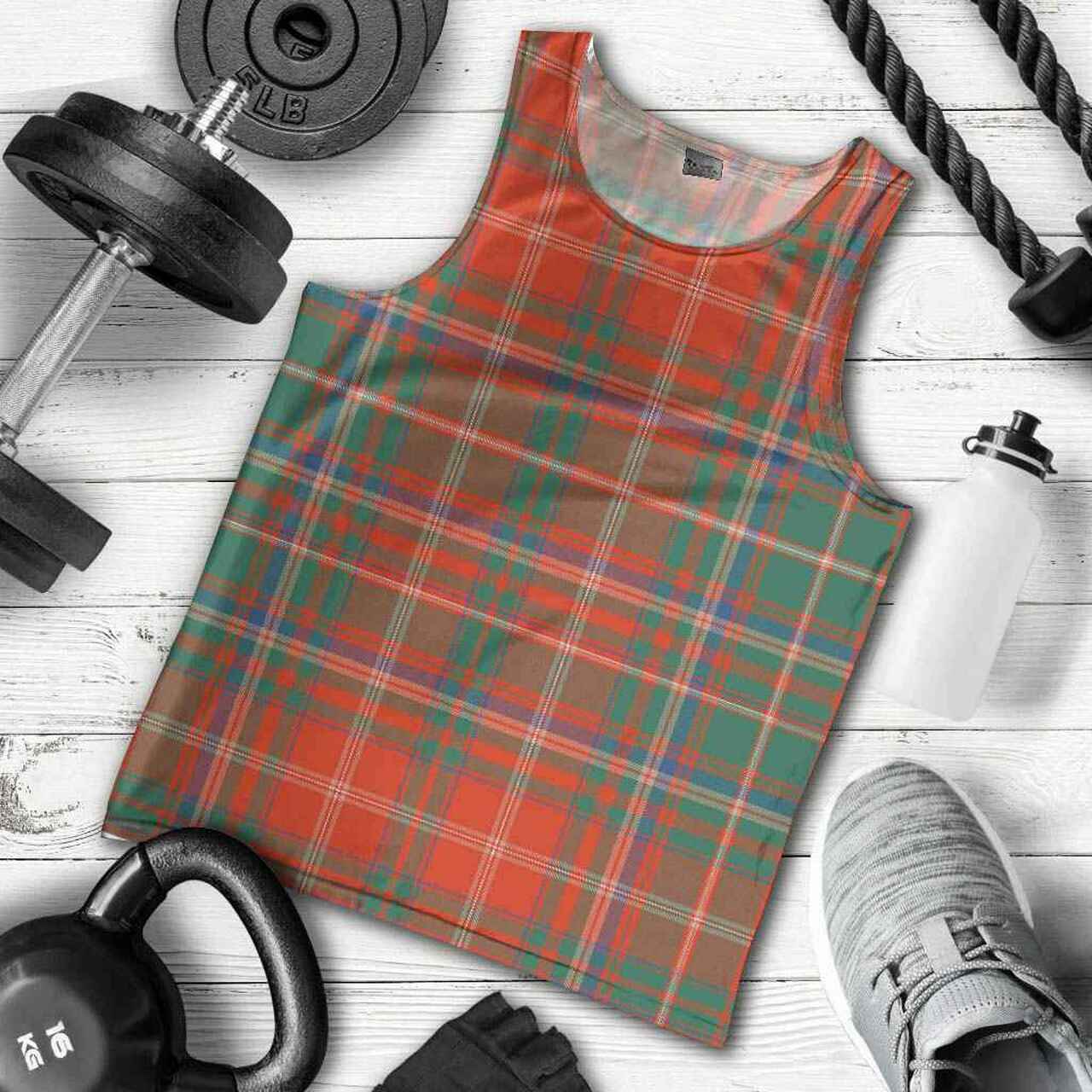 MacDougall Ancient Tartan Plaid Men Tank Top