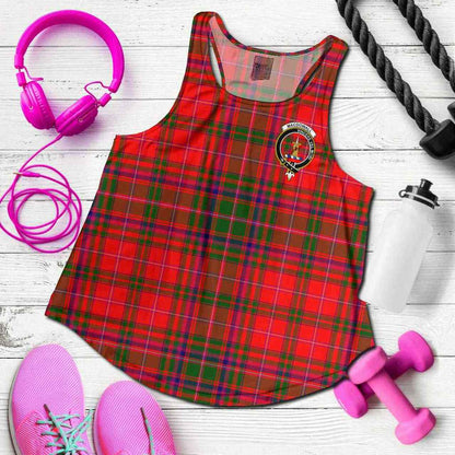 MacDowall (of Garthland) Tartan Crest Women Racerback Tank