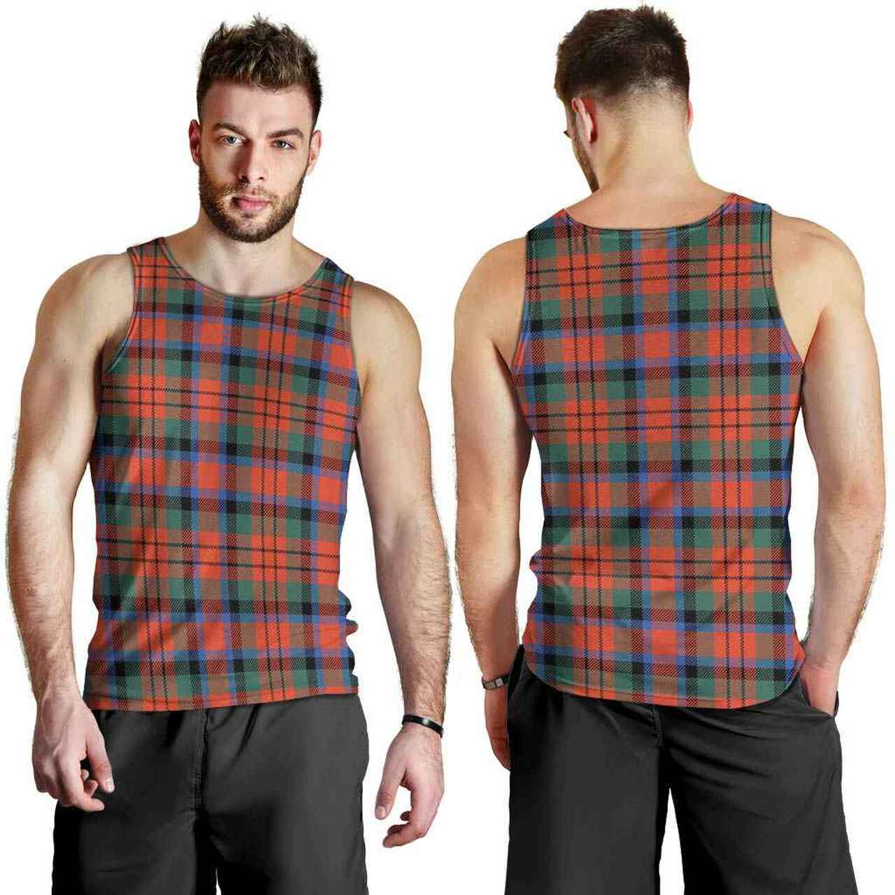 MacDuff Ancient Tartan Plaid Men Tank Top