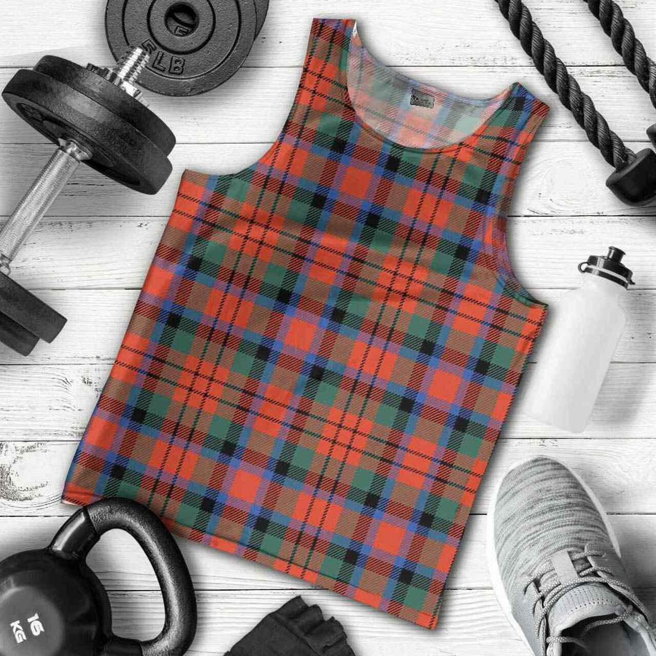 MacDuff Ancient Tartan Plaid Men Tank Top