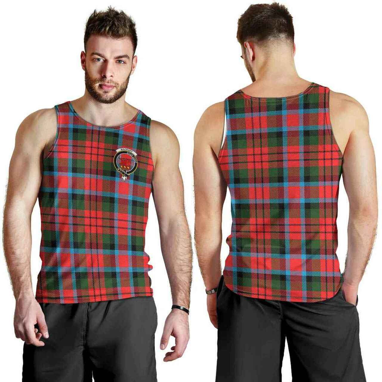 MacDuff Tartan Crest Men Tank Top