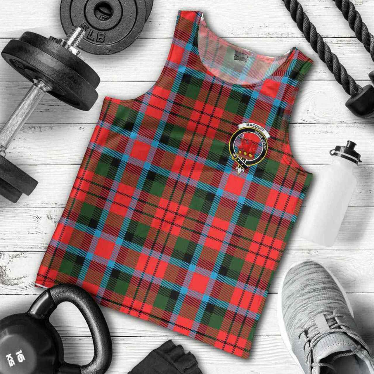 MacDuff Tartan Crest Men Tank Top