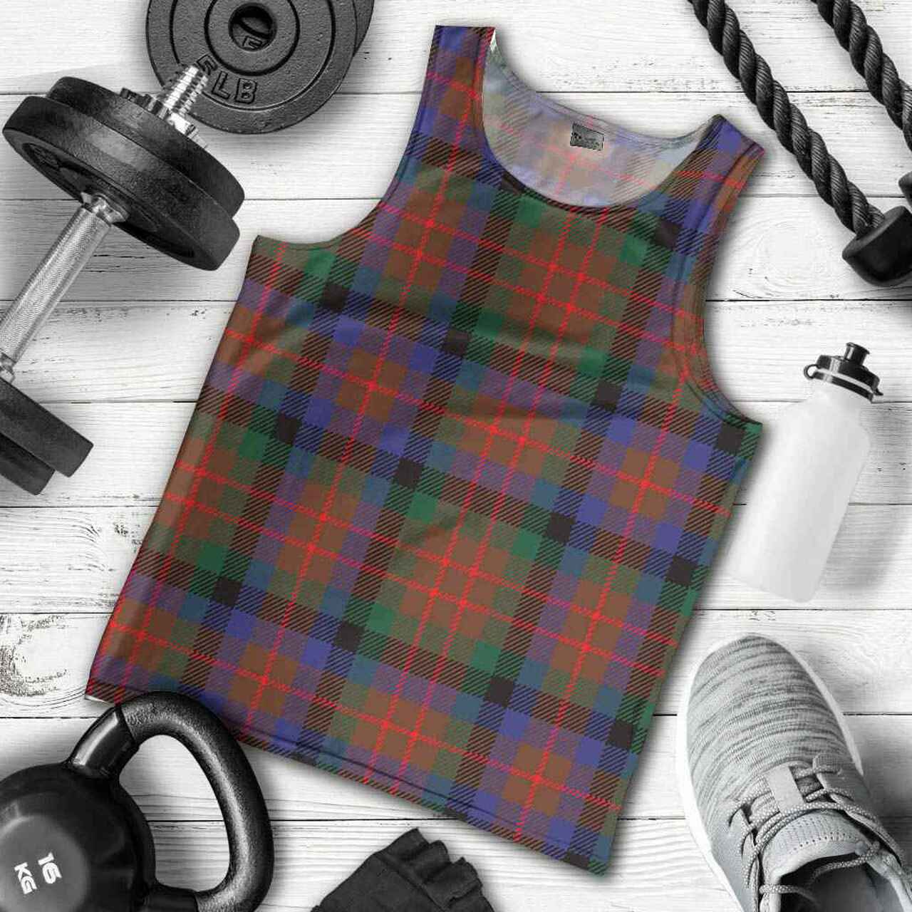 MacDuff Hunting Modern Tartan Plaid Men Tank Top