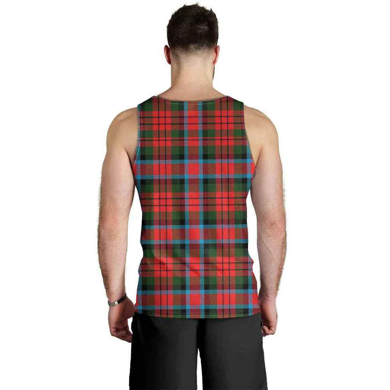 MacDuff Modern Tartan Plaid Men Tank Top