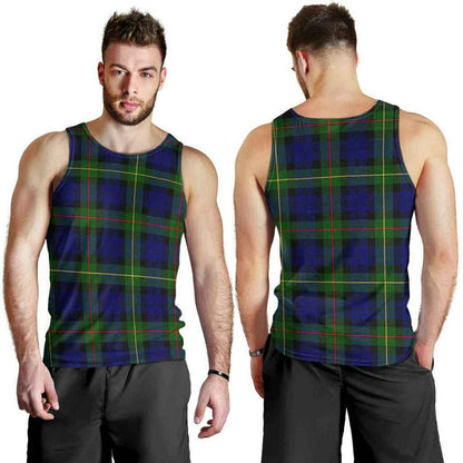 MacEwen Modern Tartan Plaid Men Tank Top