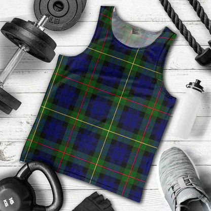 MacEwen Modern Tartan Plaid Men Tank Top