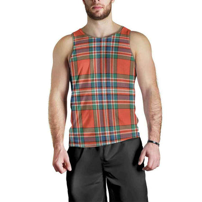 MacFarlane Ancient Tartan Plaid Men Tank Top