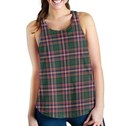 MacFarlane Hunting Modern Tartan Plaid Women Racerback Tank