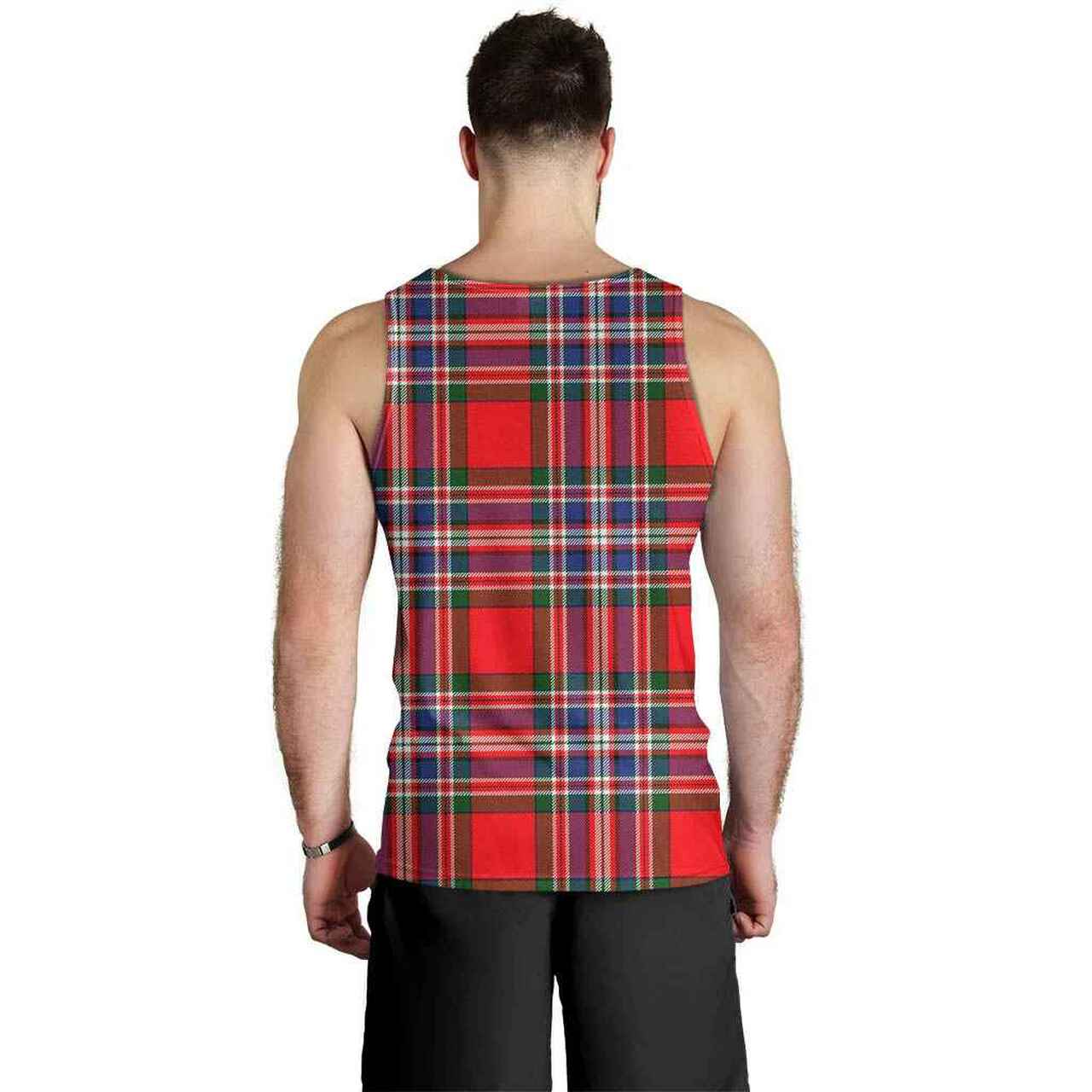 MacFarlane Modern Tartan Plaid Men Tank Top