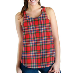 MacFarlane Modern Tartan Plaid Women Racerback Tank