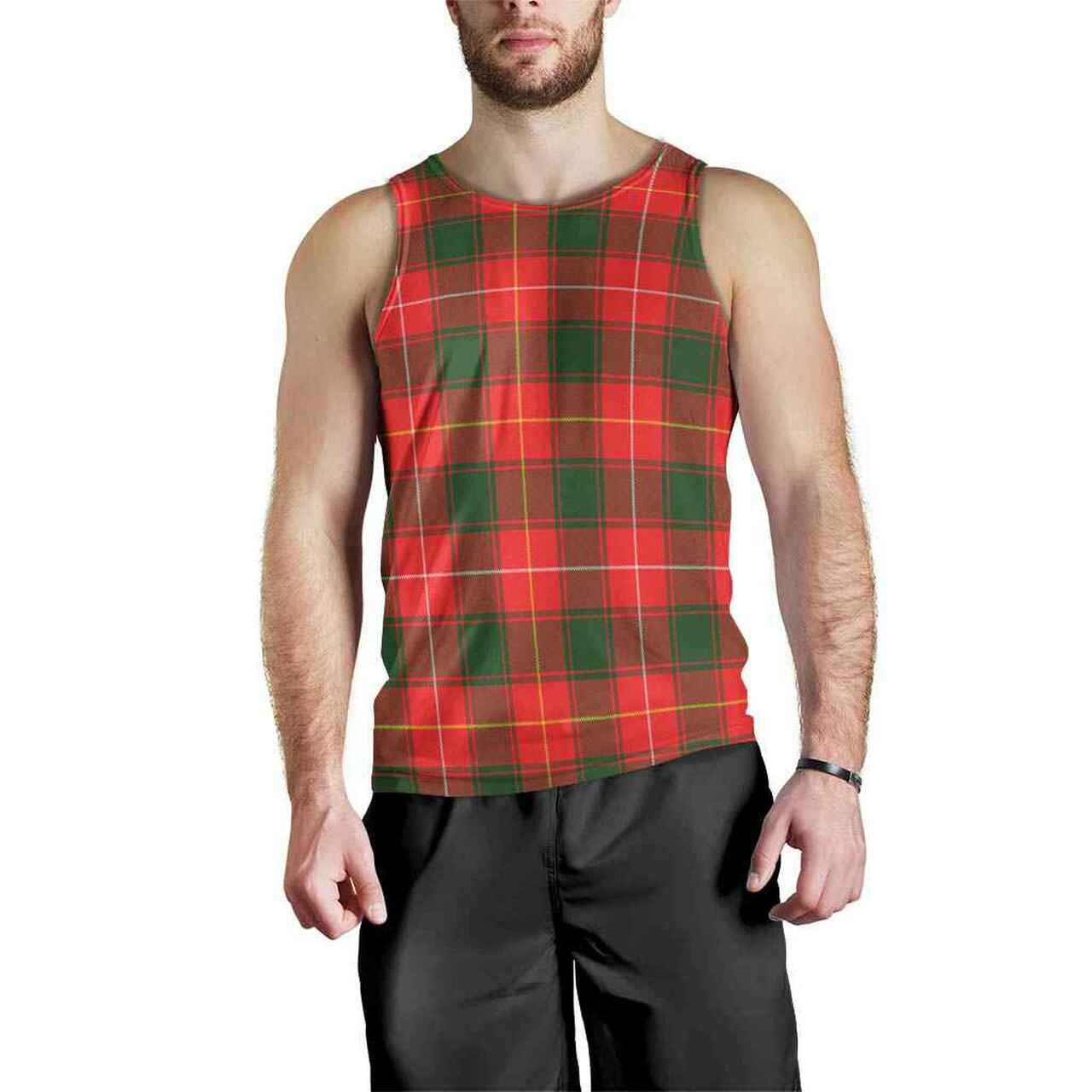 MacFie Tartan Plaid Men Tank Top