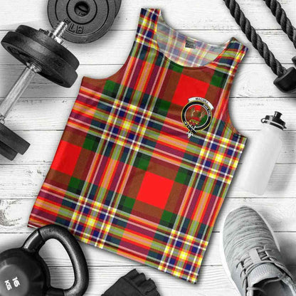 MacGill (Makgill) Tartan Crest Men Tank Top