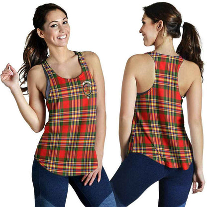 MacGill (Makgill) Tartan Crest Women Racerback Tank